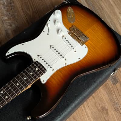 Fender Stratocaster 50th Anniversary Limited Edition Electric Guitar 1996 Flamed Sunburst W/OHSC & Candy image 9