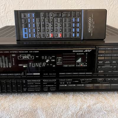 Vintage Kenwood KR-V126R A/V Stereo Receiver-125 WPC Power House-Remote-Tested Working Condition - Black image 1