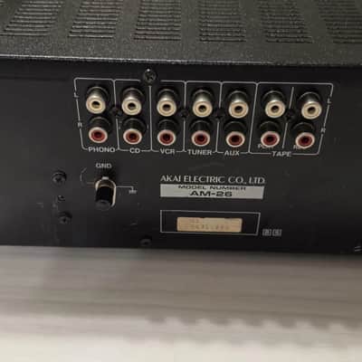 VINTAGE AKAI STEREO INTEGRATED AMPLIFIER/PHONO/CD/AUX/TAPE /MADE IN JAPAN image 9