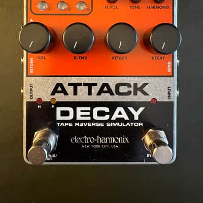 Electro-Harmonix Attack Decay Reverse Tape Simulator 2019 - Present - Orange / Black image 1
