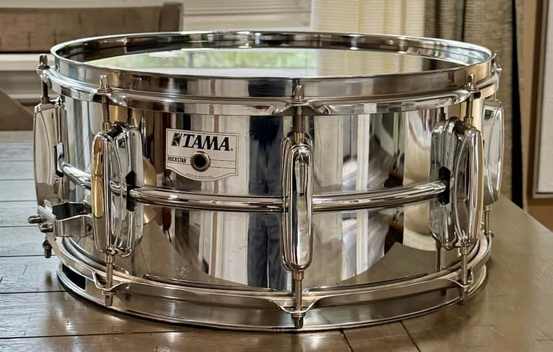 Tama Rockstar 6.5 x14 snare drum 90s - chrome