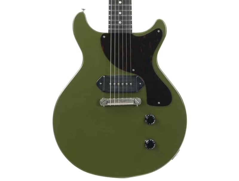 Eastman Guitars SB55DC/TV Limited-Edition Electric Guitar in Olive Green w/ Case image 1