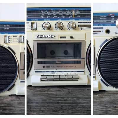 Sharp GF-5757 Rare Vintage Boombox Cassette Ghetto blaster Serviced Warranty image 5