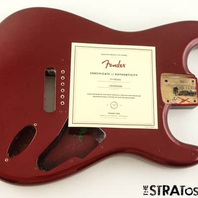 American Performer Fender Stratocaster Strat BODY USA Alder Aubergine image 2