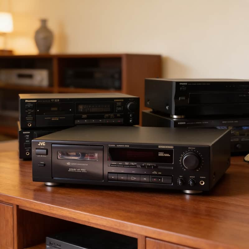 JVC TD-X372 Rare Vintage Cassette Deck Working Stereo Tape Recorder Warranty image 1