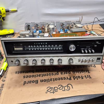 Fisher 801 Quadraphonic receiver 1972 - Oiled Walnut Veneer image 25