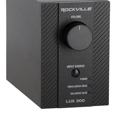 Rockville LUX 300 Audiophile 300w RMS Home Stereo Amplifier XLR In, Clean Power image 2