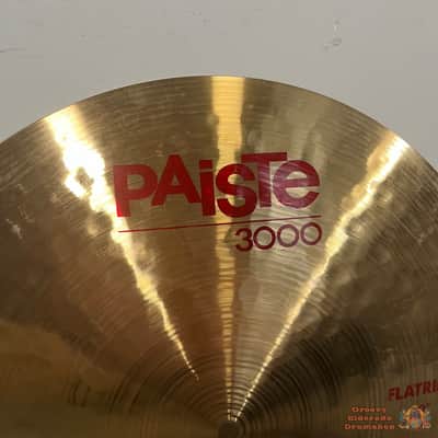 RARE!! Paiste 3000 18” Flat Ride Cymbal image 2