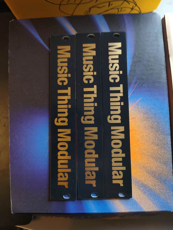 Music Thing Modular 4hp blank panel (set of 3) image 1