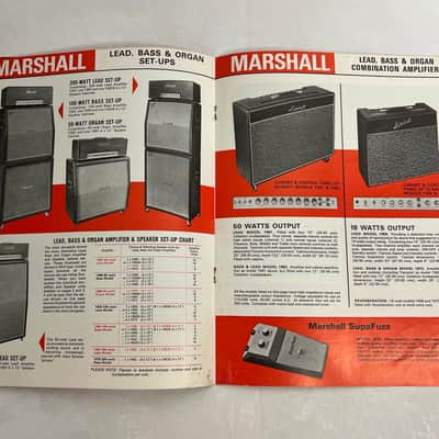 very Rare Marshall 1967 catalog image 3