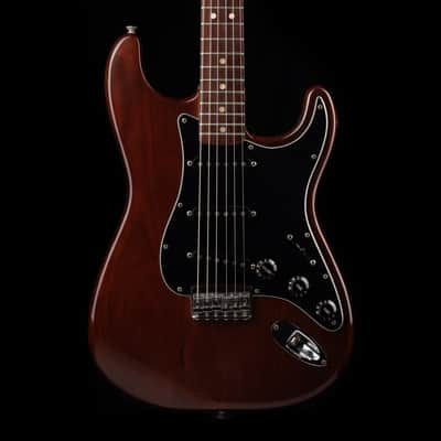 Vintage 1976 Fender Stratocaster Hardtail Mocha Brown With OHSC image 1