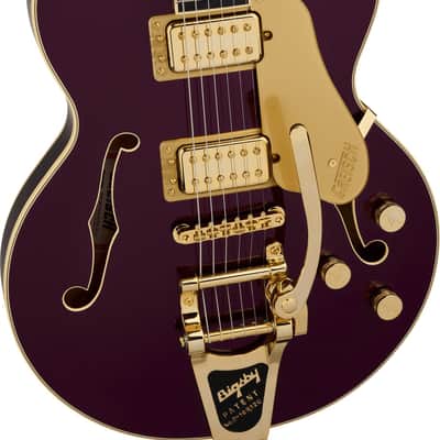 SPECIAL-ORDER! GRETSCH Broadkaster® Jr. LX Center Block with String-Thru Bigsby / Blackberry image 2