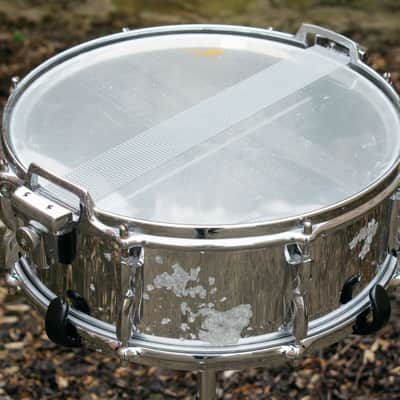 Vintage 1970s Premier 2000 Chrome over Aluminium COA Snare Drum 14x5" image 11