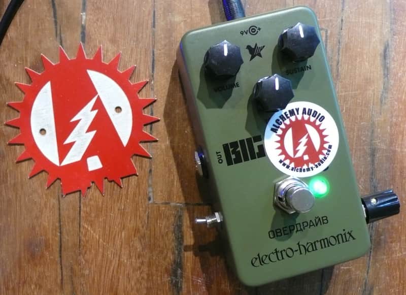 Alchemy Audio modified Electro-Harmonix Big Muff green Russian reissue Fuzz Distortion New In Box image 1