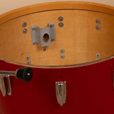 1980s Premier Soundwave Polychromatic Red Drum Set image 25