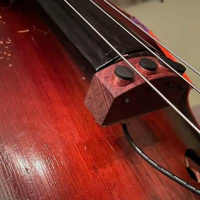 Magnetic Upright Bass Pickup - Designed by a Bassist - Reclaimed Chestnut image 7