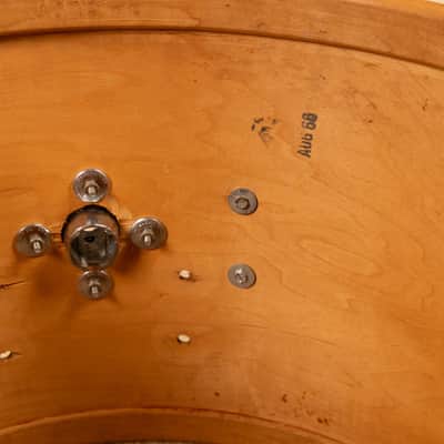 1960s Slingerland White Marine Pearl Drum Set image 17