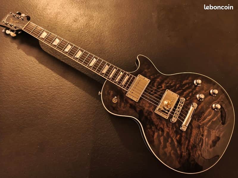 Gibson Les Paul Premium Quilt Limited Edition 2017 - Translucent Ebony Burst