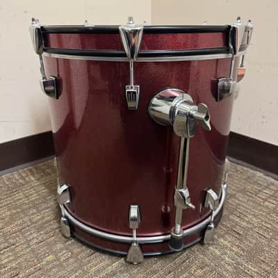 Ludwig Questlove Breakbeats Bass Kick Drum 16x14" Wine Red Sparkle image 7