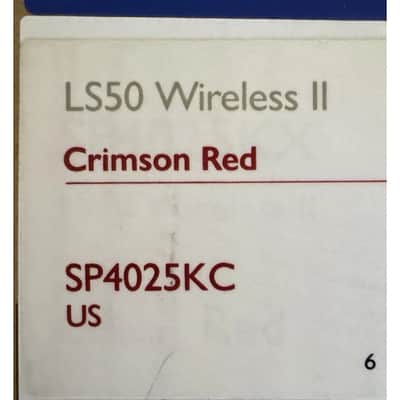 KEF LS50 Wireless II Active Bookshelf Speakers Pair 2021 Red & S2 OEM Stands image 13