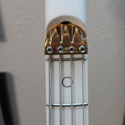 Mars DC-3 USA Headless bass RARE! Kubicki style tuning system! - White image 5