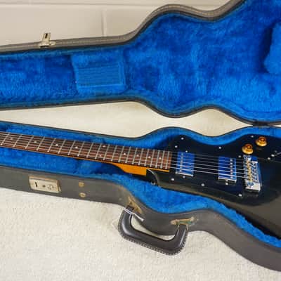 1983 Gibson Corvus II Black Vintage USA w/ Original Hardshell Case image 19