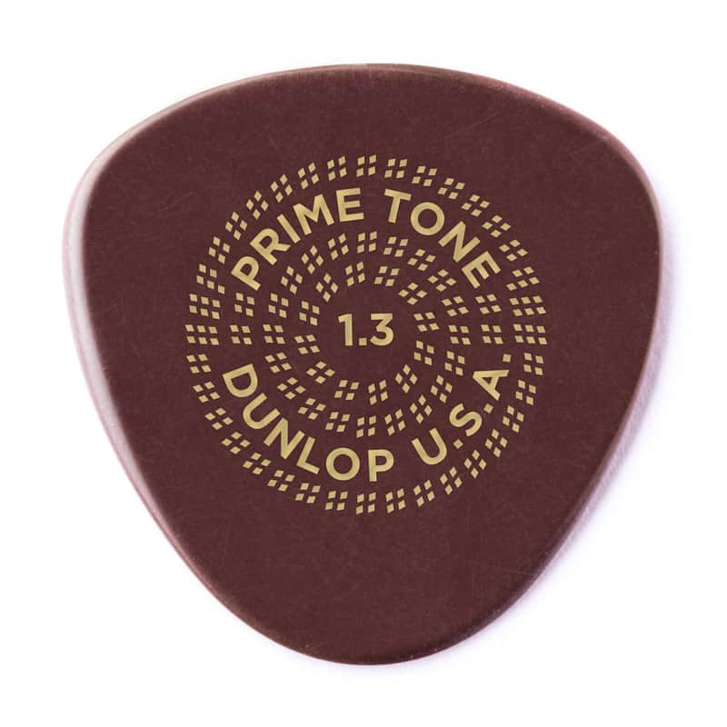 Dunlop 515R13 Primetone Semi-Round Smooth 1.3mm Guitar Picks (12-Pack) image 1