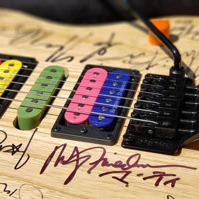 Kiesel JB24 Jason Becker Tribute - *Jason's Personal Guitar Signed by Multiple Guitarists* image 7