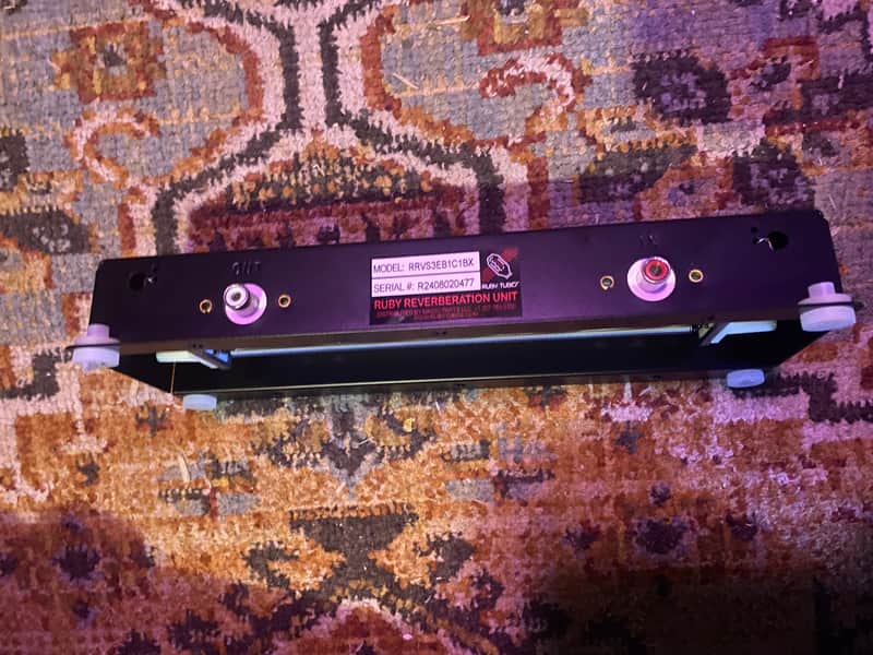 Ruby Tubes Reverb Tank RRVS3EB1C1BX 2025 - VOX AC15 stock | Reverb