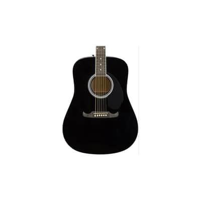 Fender FA-125 Dreadnought, Walnut Fingerboard, Black image 2