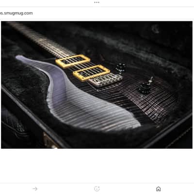 PRS Custom 24 1989 - Grey / black flame top image 3