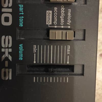 Casio SK-5 32-Key  Sampling Keyboard 1980s - Black image 5
