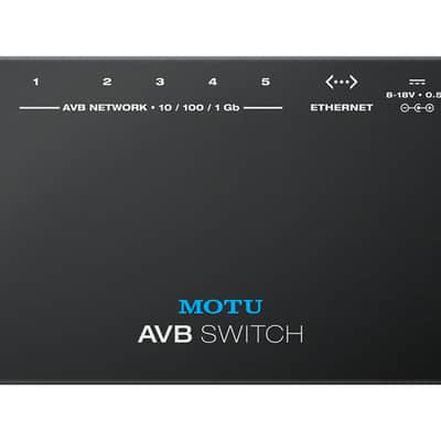 MOTU AVB Switch 5-Port Switch for AVB Audio Interfaces image 2