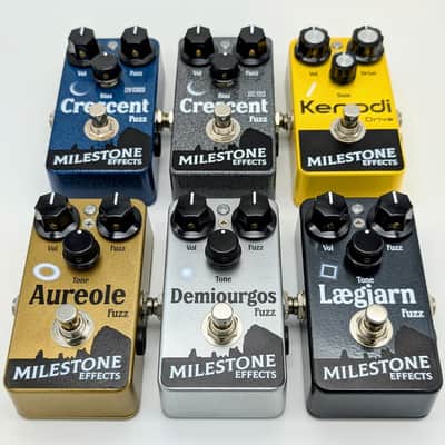 Milestone Effects Demiourgos Fuzz MK2 Bender Style Germanium Philips OC71 2N280 71 280 R.01 Tone MkII Tonebender image 9