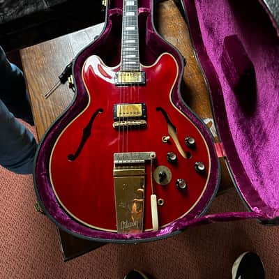 Gibson ES-355 with Maestro Vibrola 1964 Cherry 100% Original image 18