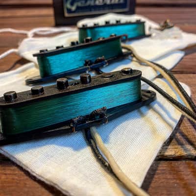 General Vintage Tone  1963 Pickups NOS for Stratocaster Stevies Scatter wound Old Corona wire NOS , image 3