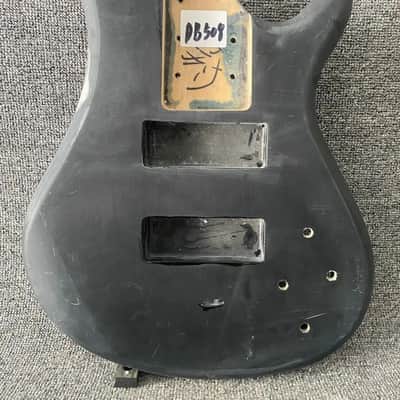 Black 5 String Electric Bass Basswood Body image 8