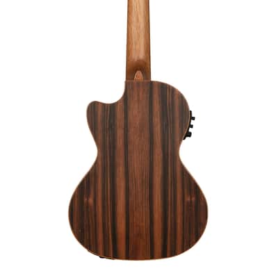Kala Solid Spruce Ebony Cutaway Tenor Ukulele with EQ / KA-SSEBY-T-CE image 4