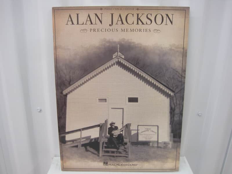 Alan Jackson Precious Memories Piano Vocal Guitar Sheet Music Song Book Songbook image 1