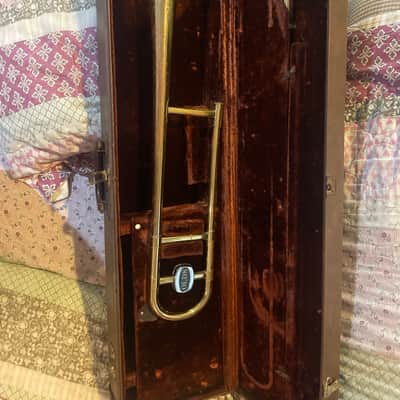 Old Ambassador Trombone 70s - Yellow Brass image 1