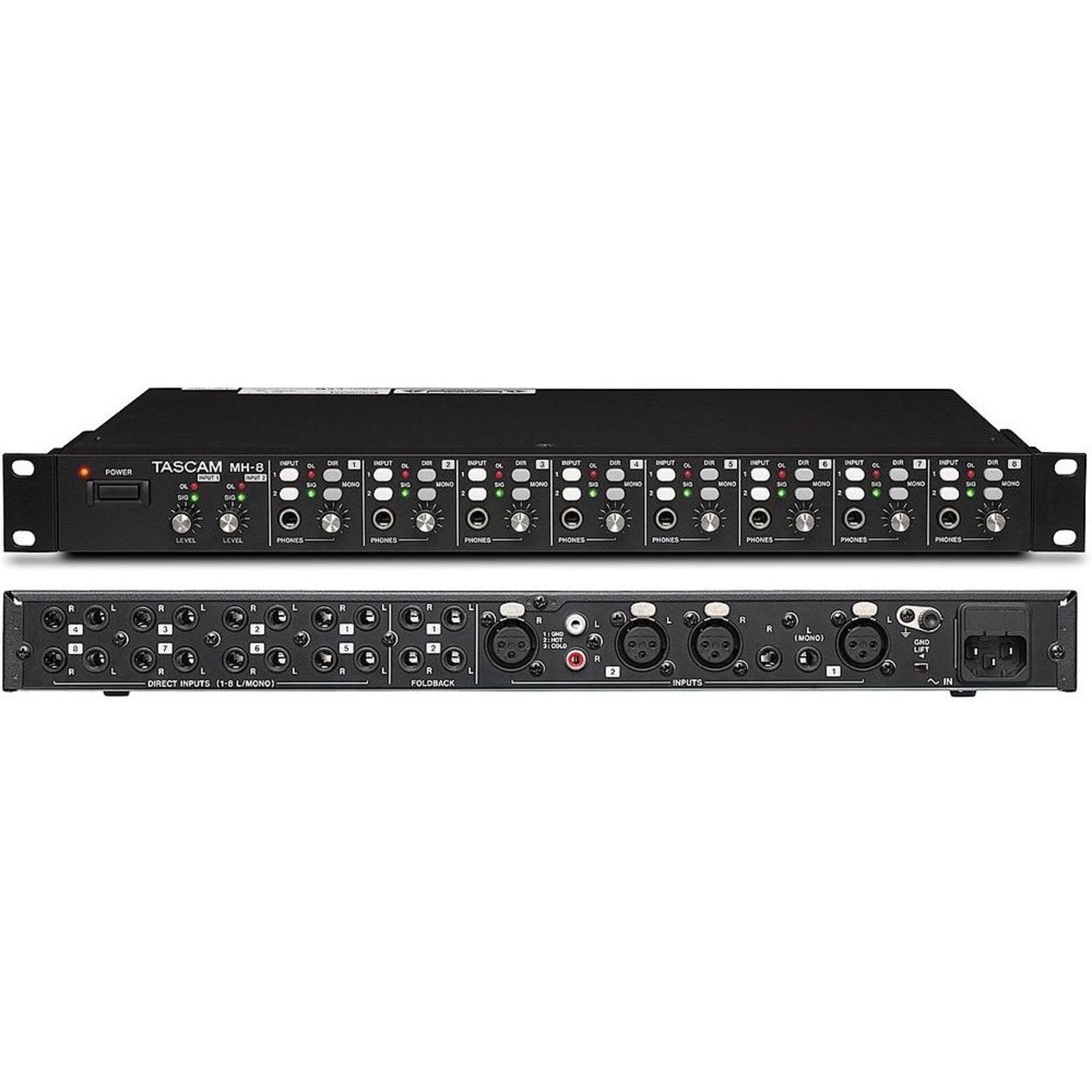 TASCAM MH-8 8-Channel Headphone Amplifier | Reverb Canada