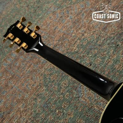 1990 Greco LEFT HAND EGC600 Made in Japan Black Beauty Custom Fujigen Lefty image 14
