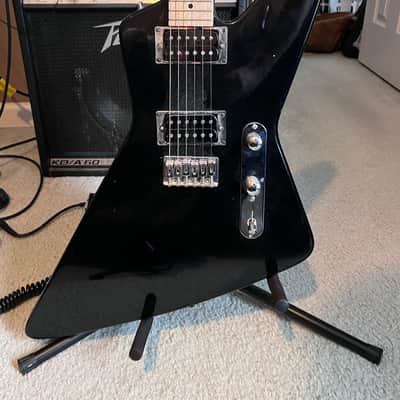 Hondo 780 Deluxe Explorer Mid 80s - Gloss Black image 3