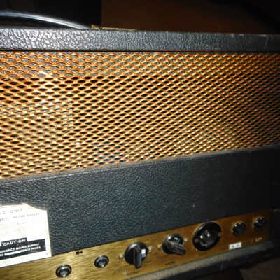 Marshall JMP 1992 Super Bass 2-Channel 100-Watt Head 1971 - Black image 6