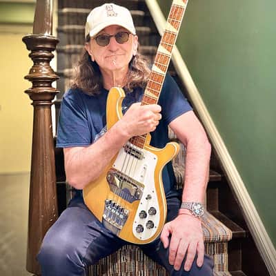 Rickenbacker Model 4001 Owned By Geddy Lee Solid Body Electric Bass Guitar (1968), ser. #HD-843, original black tolex hard shell case. image 2