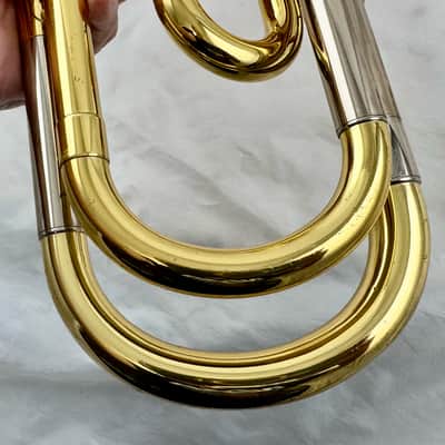 Yamaha YSL-448G Intermediate Bb/F Trombone 2010s - Lacquered Brass image 15