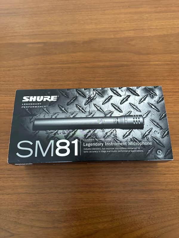 Shure SM81 Small Diaphragm Cardioid Condenser Microphone 1984 | Reverb