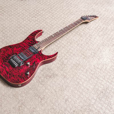 Ibanez RG920QMZ Premium Electric Guitar   red image 4