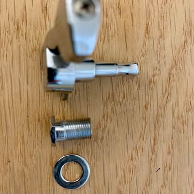1 Squier Logo Tuner / Machine Head (2009) Vintage Style 45 degree Mounting Tab image 5