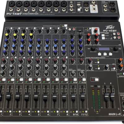 Peavey PV 14 BT 14 Channel Compact Mixer with Bluetooth image 1